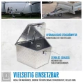 Aluminiowa skrzynka skrzynia narzędziowa na dyszel Gude GT 120