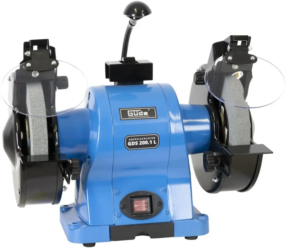 Szlifierka dwutarczowa z lampką Gude GDS 200.1 L