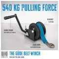 Wciągarka taśmowa ręczna 8m 540kg Gude GGHW 540/8