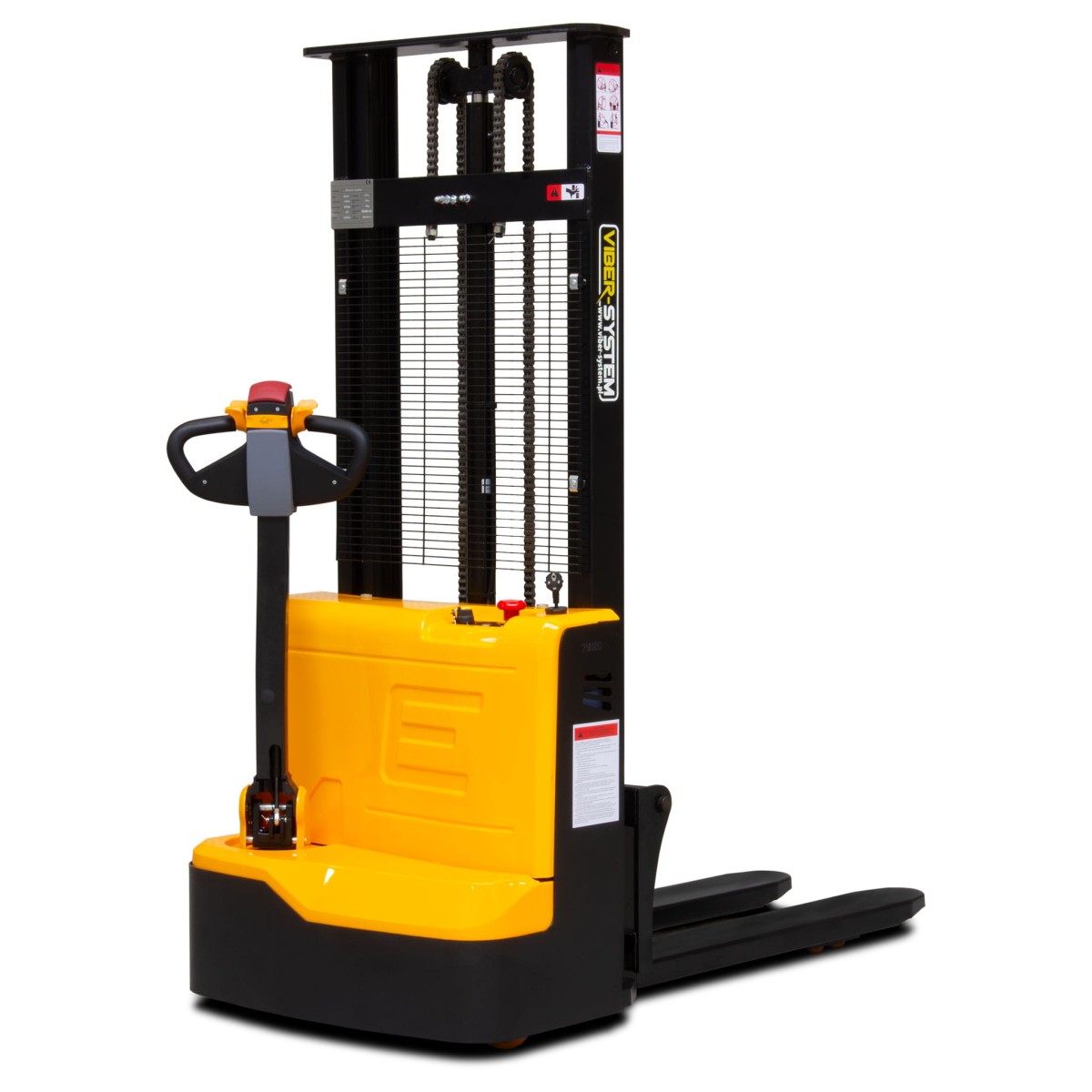 WE1530R Wózek elektryczny podnośnikowy magazynowy 1500 kg 3 m