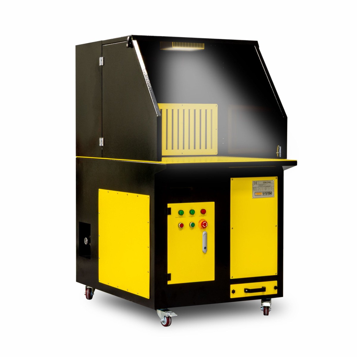 Stół spawalniczy Komora spawalnicza z odciągiem dymu Odciąg Viber-System OSK1500 2000 m³h