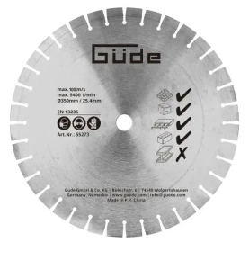 Diamentowa tarcza tnąca segmentowa 350 mm 25,4 mm