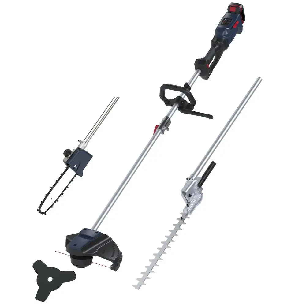 Akumulatorowe narzędzie wielofunkcyjne (4 w 1) podkaszarka nożyce piła łańcuchowa Gude TGPS 18-401-30  58536