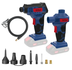 Zestaw sprężarki akumulatorowej i pompy powietrza Gude KLS 18-0