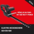Elektryczne nożyce do żywopłotu Gude GEH 510-500 94477