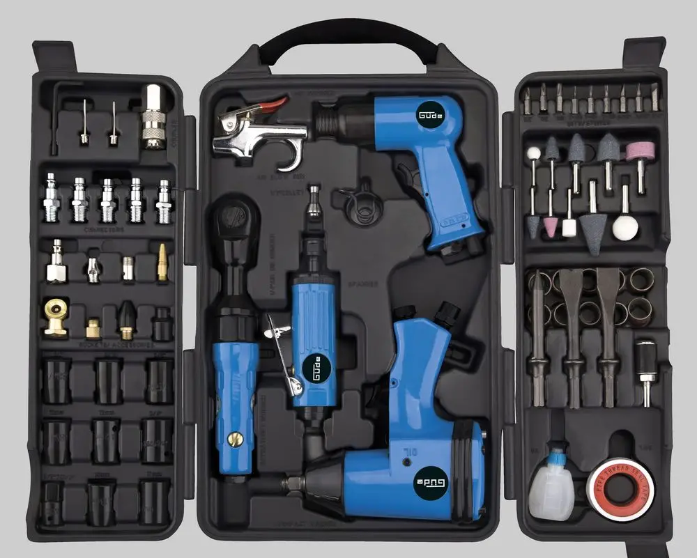 Zestaw narzędzi pneumatycznych 71 szt. Gude 40401