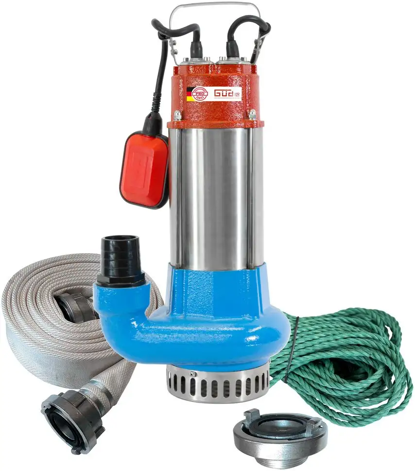 Zatapialna pompa odwadniająca Gude PRO 1100 A Zestaw przeciwpowodziowy 75802