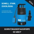 Zatapialna pompa ściekowa Gude GS 4002 P 94630