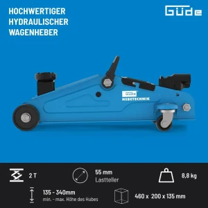 Mobilny podnośnik hydrauliczny samochodowy Gude GRH 2/330 I 18031