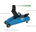 Mobilny podnośnik hydrauliczny samochodowy Gude GRH 2/330 I 18031