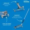 Mobilny podnośnik hydrauliczny samochodowy Gude GRH 2.5/460AL 18037