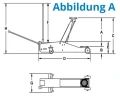 Mobilny podnośnik hydrauliczny samochodowy Gude GRH 1.5/360 ALQ 18044