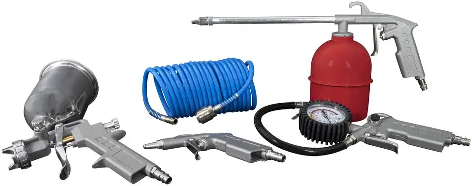 Zestaw sprężonego powietrza metalowy 5 szt. 84089