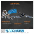 Zestaw sprężonego powietrza do kompresora 4-częściowy metalowy Gude  84092