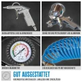 Zestaw sprężonego powietrza do kompresora 4-częściowy metalowy Gude  84092