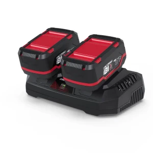 Zestaw startowy z podwójną ładowarką i 2 akumulatorami Güde LGAP 2-18-3040